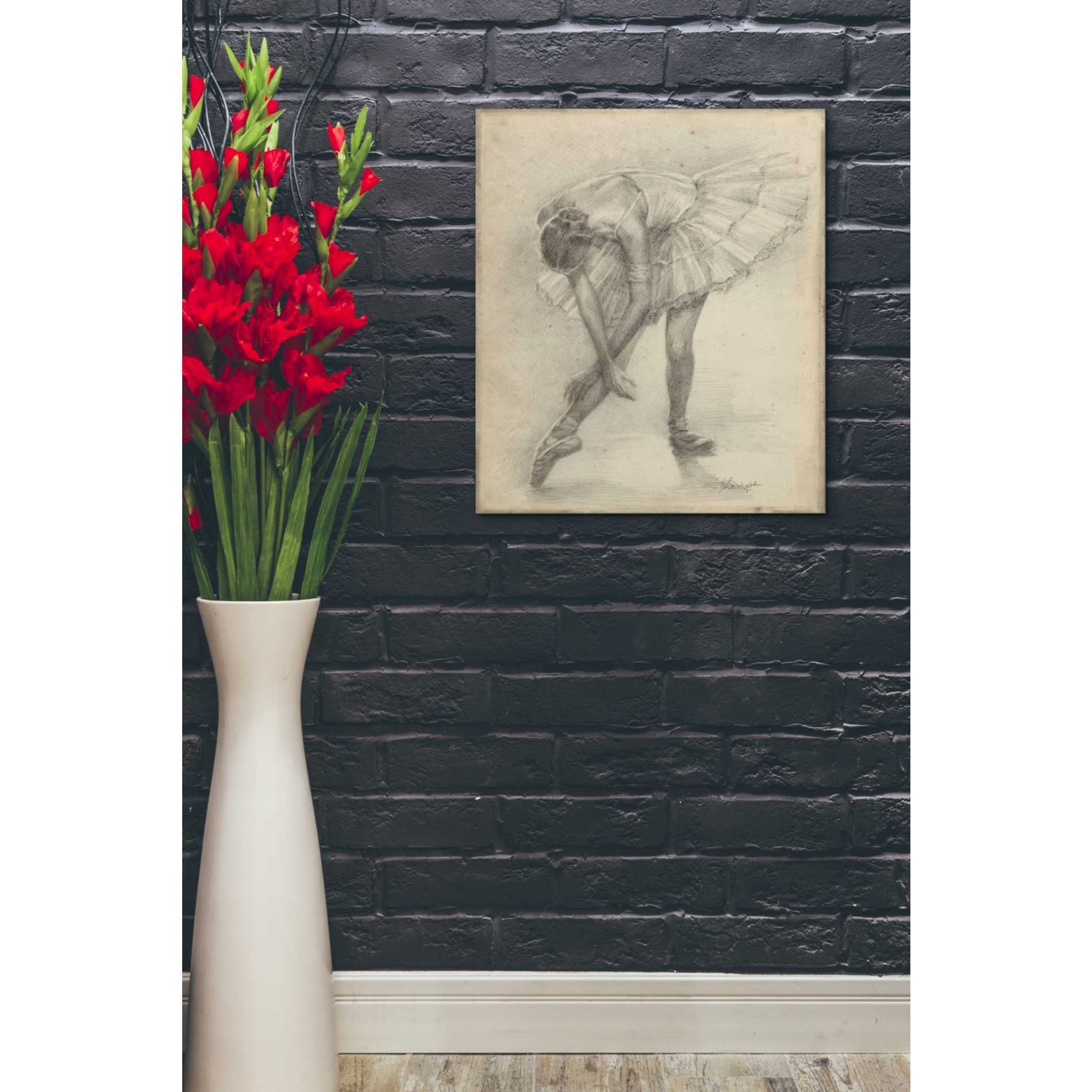 'Antique Ballerina Study II' by Ethan Harper Canvas Wall Art,20 x 24