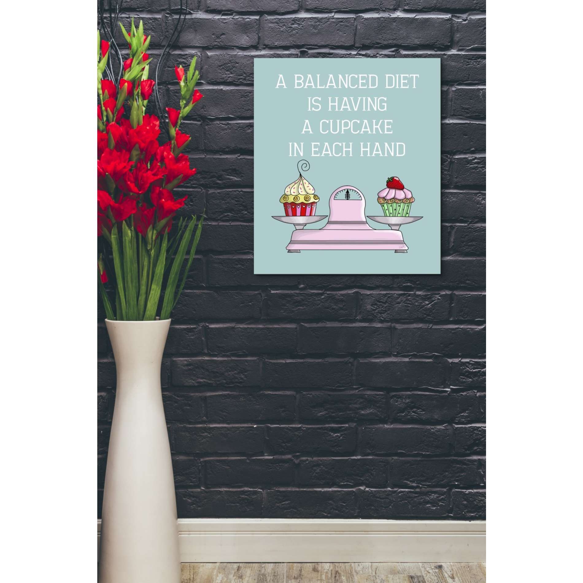 'A Balanced Diet,' by Fab Funky, Giclee Canvas Wall Art