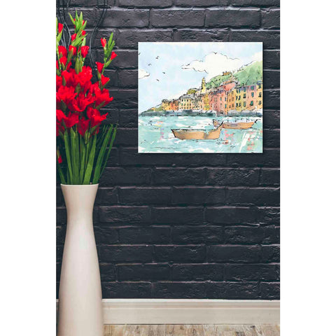Image of 'Portofino I' by Anne Tavoletti, Canvas Wall Art,20 x 24