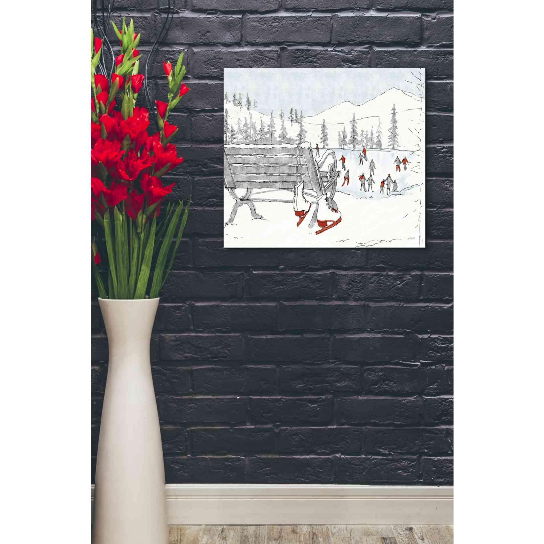 'Winter Fashion XI' by Anne Tavoletti, Canvas Wall Art,24 x 20