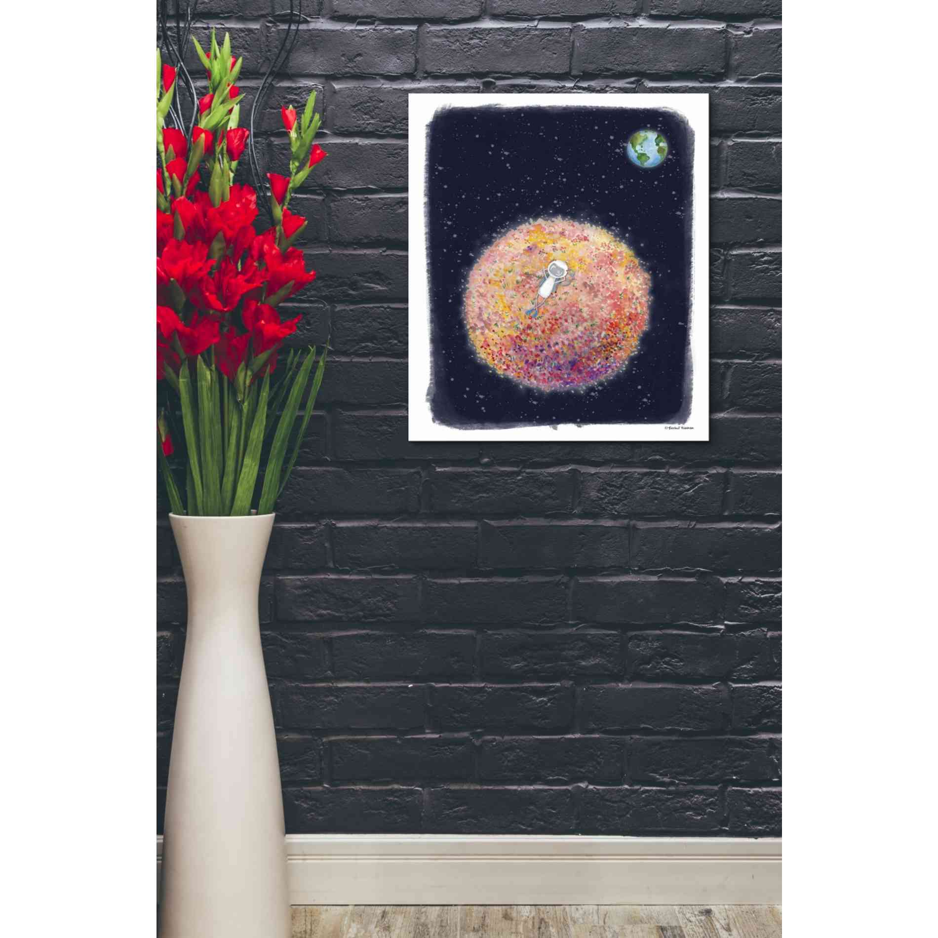 'Chillin on Moon' by Rachel Nieman, Canvas Wall Art,20 x 24