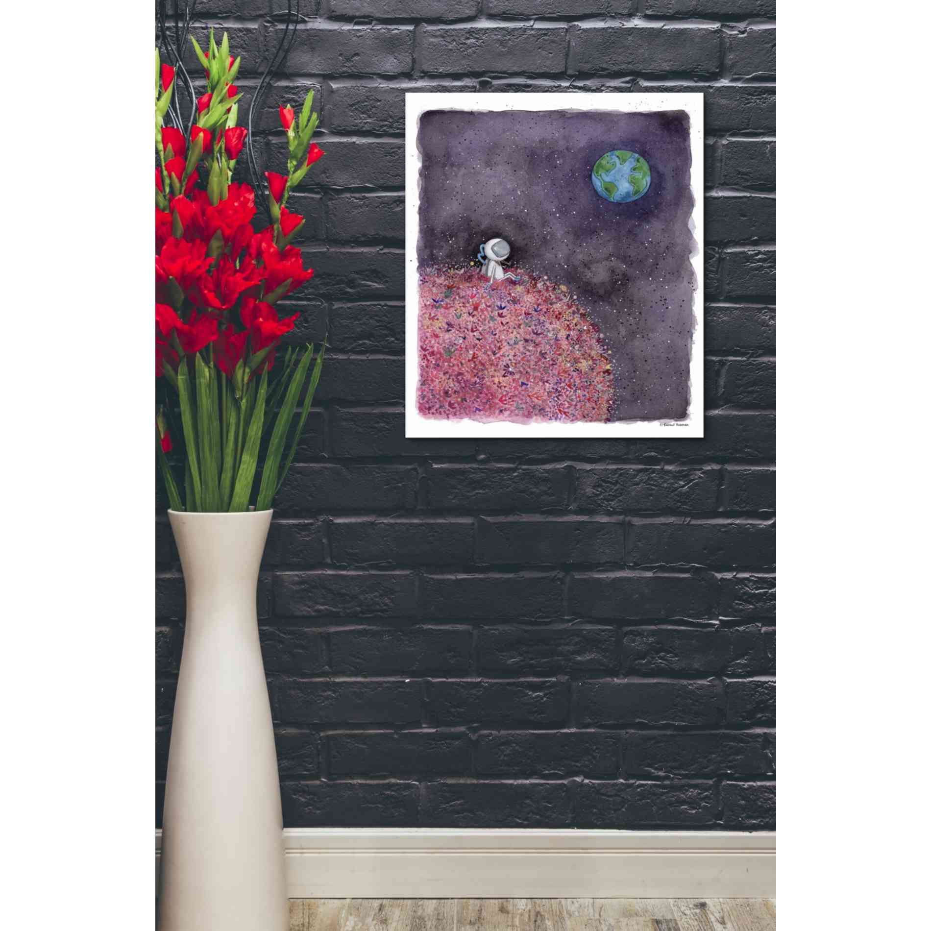 'Sitting on a Flower Moon' by Rachel Nieman, Canvas Wall Art,20 x 24