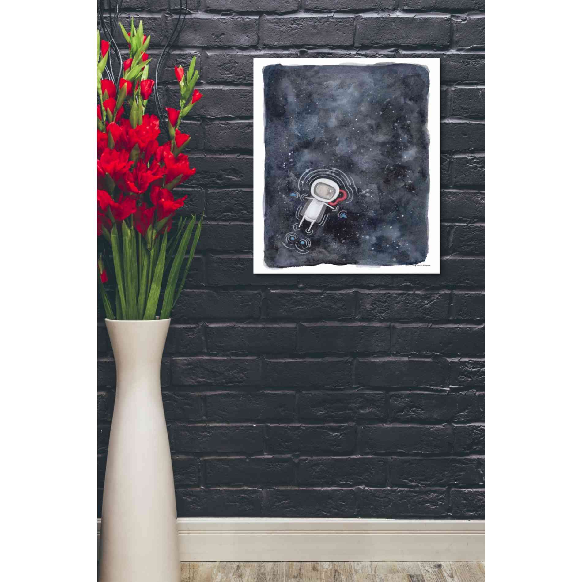 'Swim in Space' by Rachel Nieman, Canvas Wall Art,20 x 24