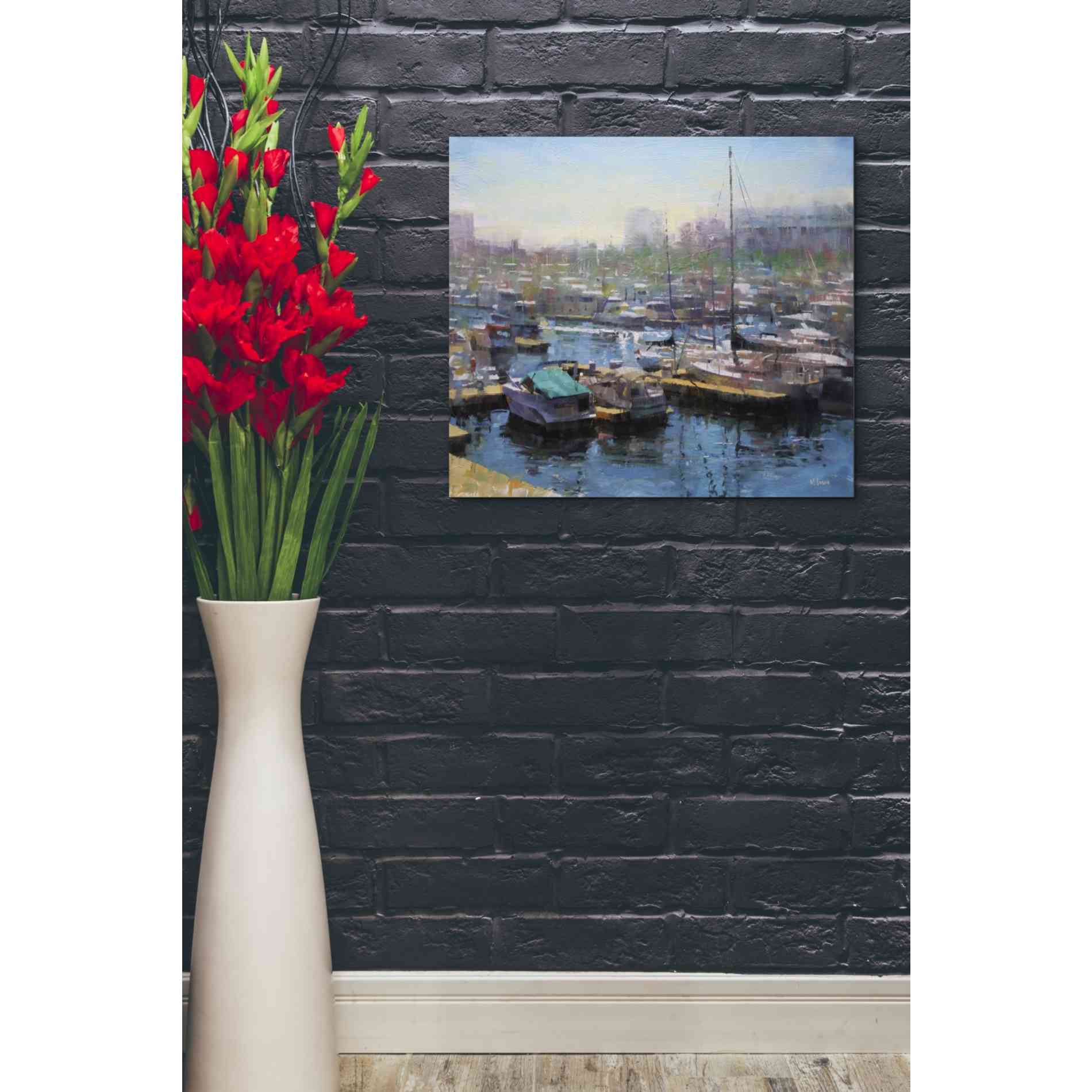 'Chicago Harbor' by Mark Lague, Canvas Wall Art,24 x 20