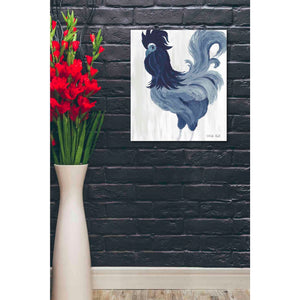 'Green & Purple Rooster II' by Cindy Jacobs, Giclee Canvas Wall Art