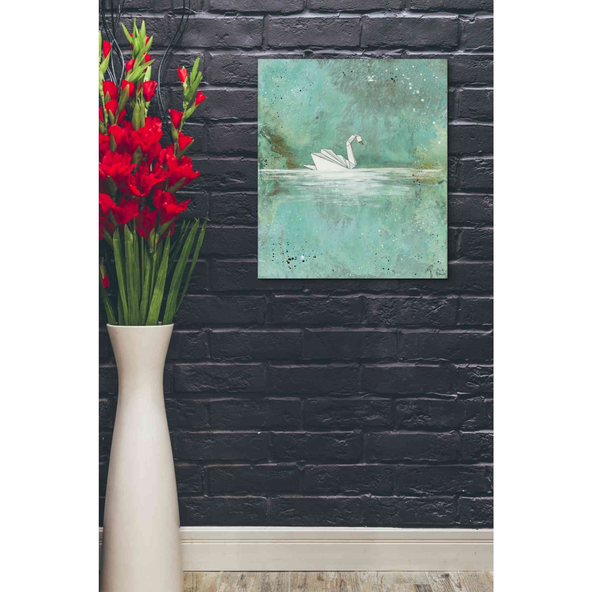 'Serenity Lake' by Britt Hallowell, Canvas Wall Art,20 x 24