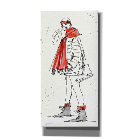 Image of 'Winter Fashion II' by Anne Tavoletti, Canvas Wall Art,20 x 40