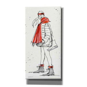 'Winter Fashion II' by Anne Tavoletti, Canvas Wall Art,20 x 40
