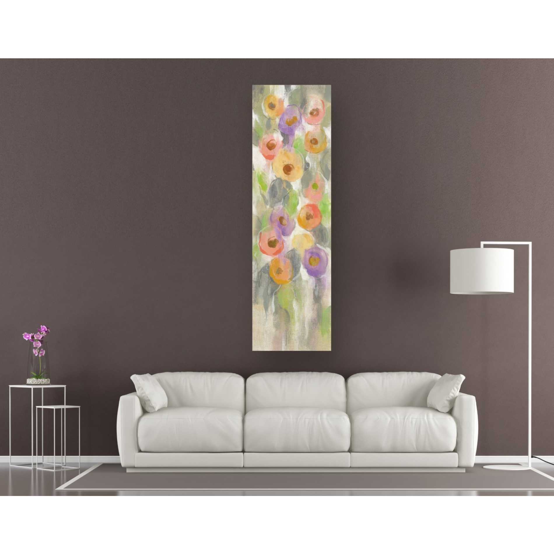 "Dreamy Flowers II" by Silvia Vassileva, Canvas Wall Art,20x60