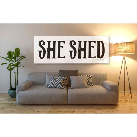 Image of 'She Shed' by Cindy Jacobs, Canvas Wall Art,60 x 20