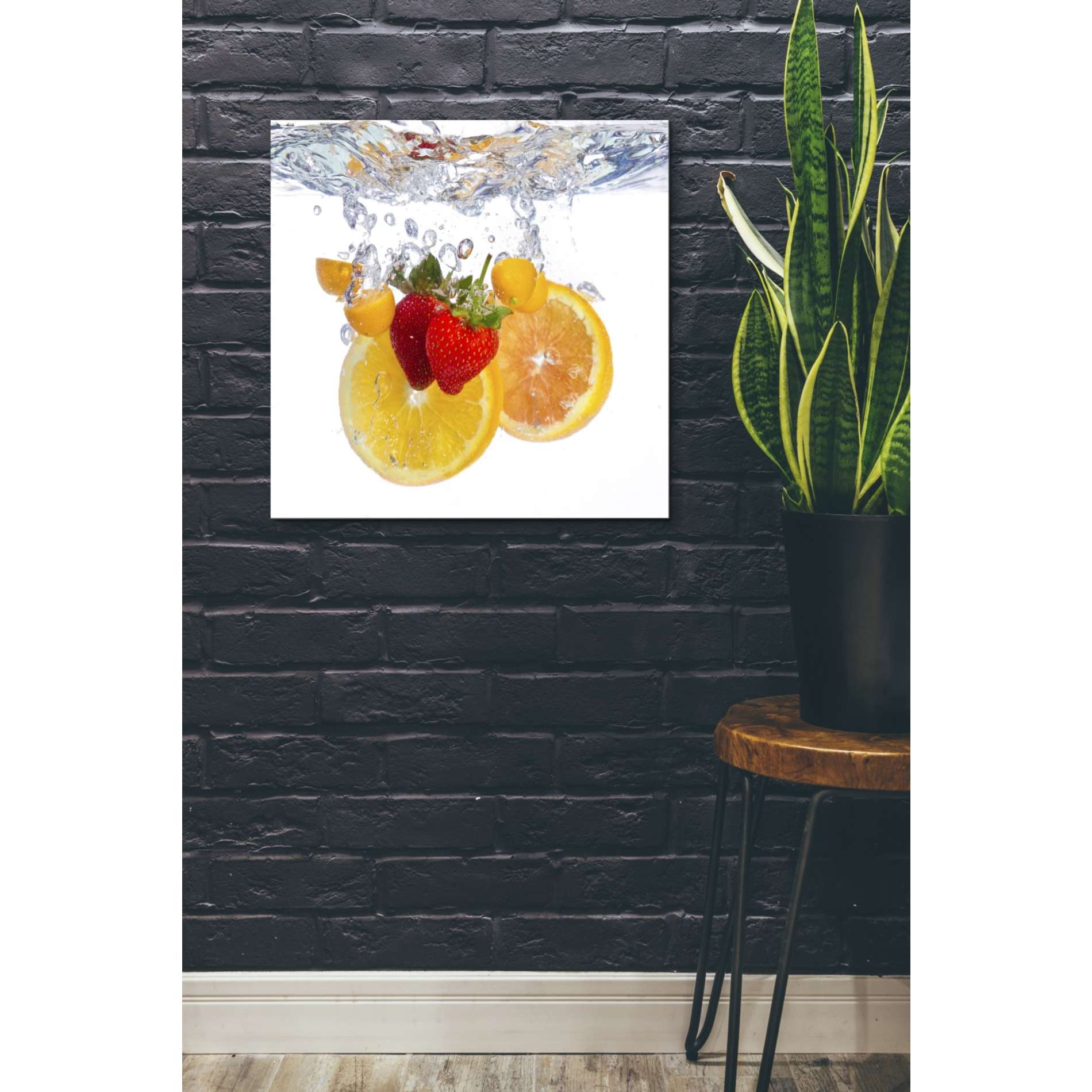 'Fruit Splash I' Giclee Canvas Wall Art