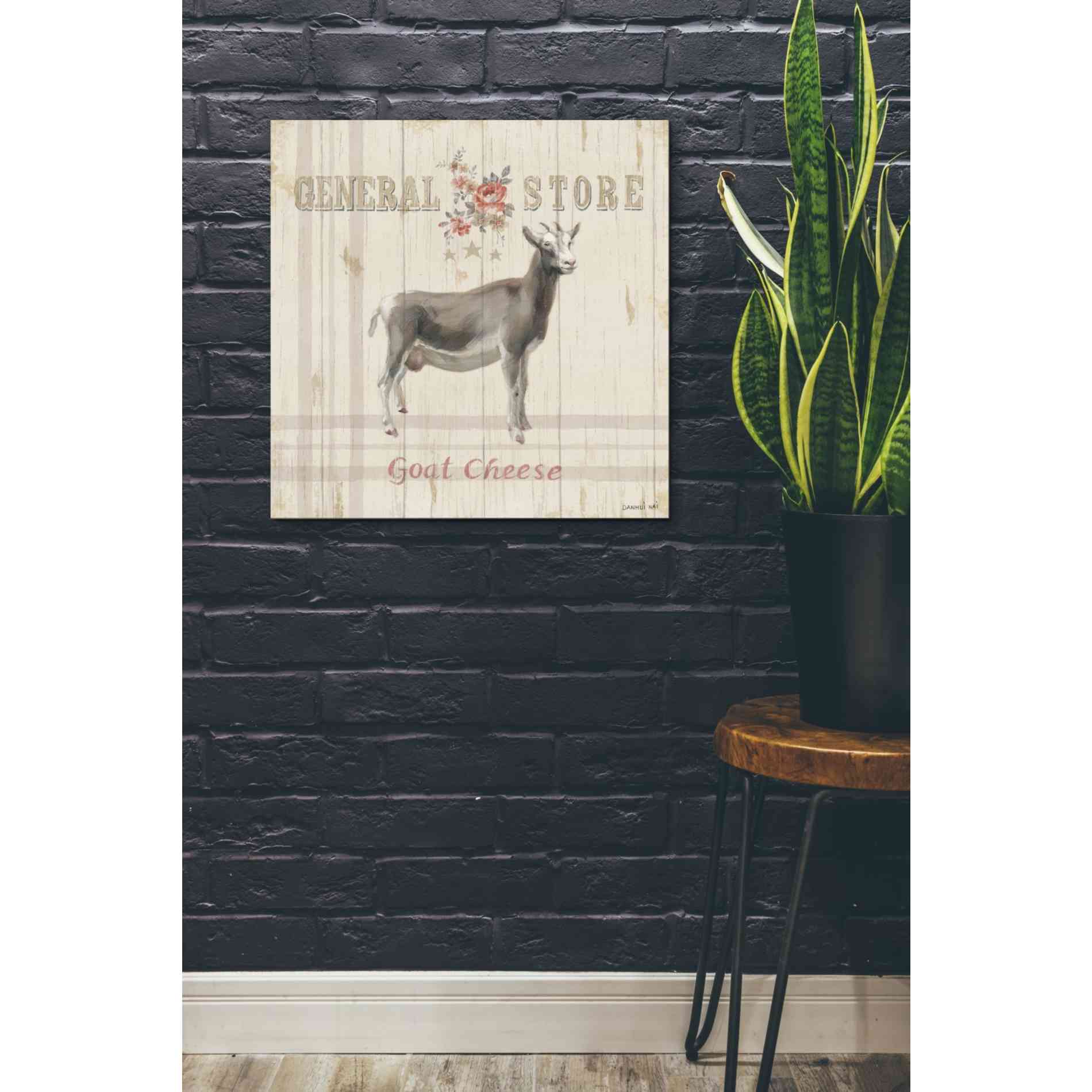 'Farm Patchwork VII' by Danhui Nai, Canvas Wall Art,26 x 26