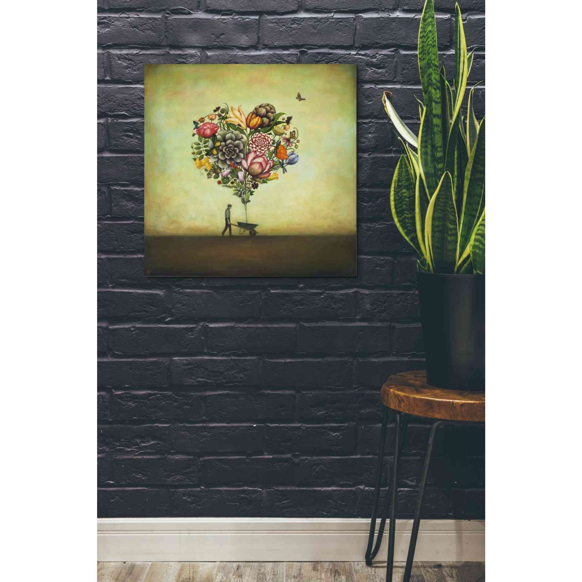 'Big Heart Botany' by Duy Huynh, Giclee Canvas Wall Art