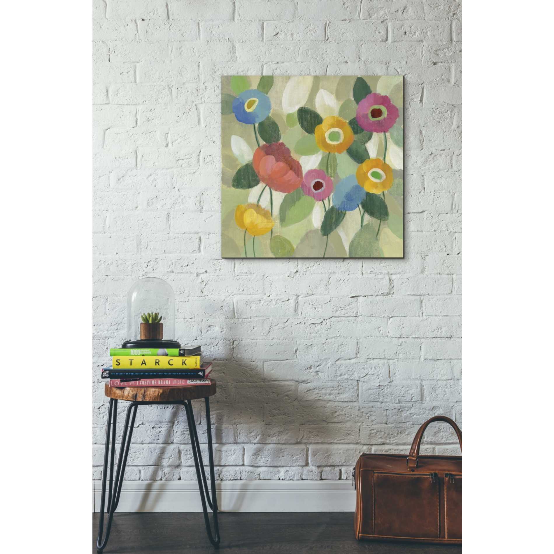 'Fairy Tale Flowers II' by Silvia Vassileva, Canvas Wall Art,26 x 26