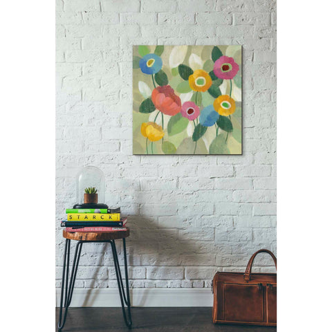 Image of 'Fairy Tale Flowers II' by Silvia Vassileva, Canvas Wall Art,26 x 26