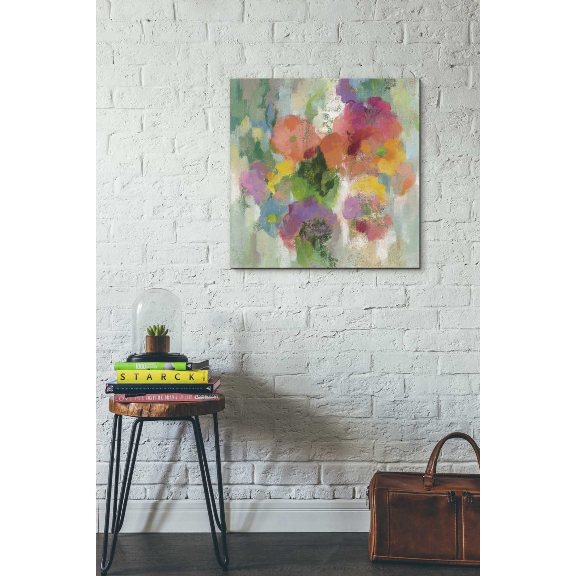 'Colorful Garden II' by Silvia Vassileva, Canvas Wall Art,26 x 26