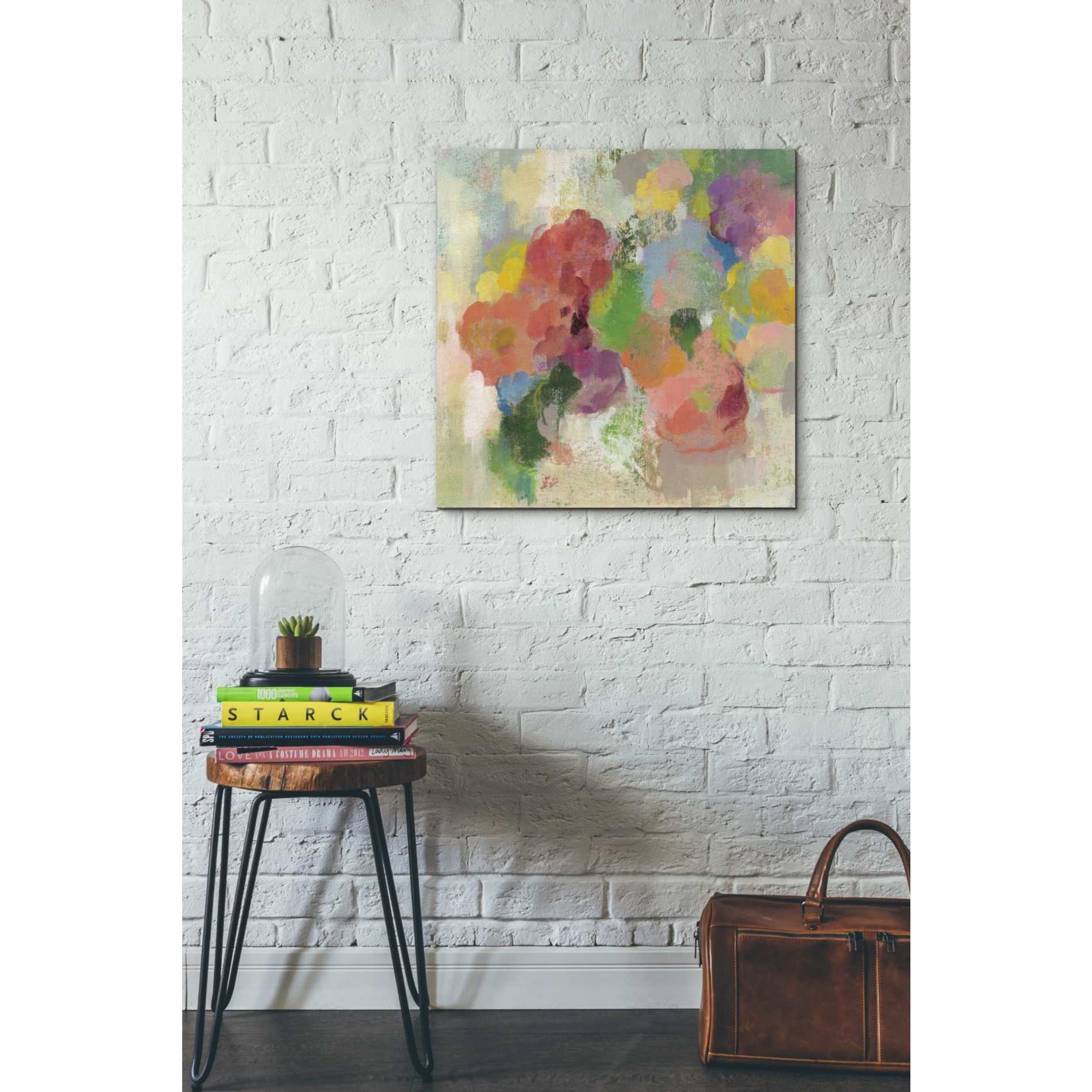 'Colorful Garden III' by Silvia Vassileva, Canvas Wall Art,26 x 26