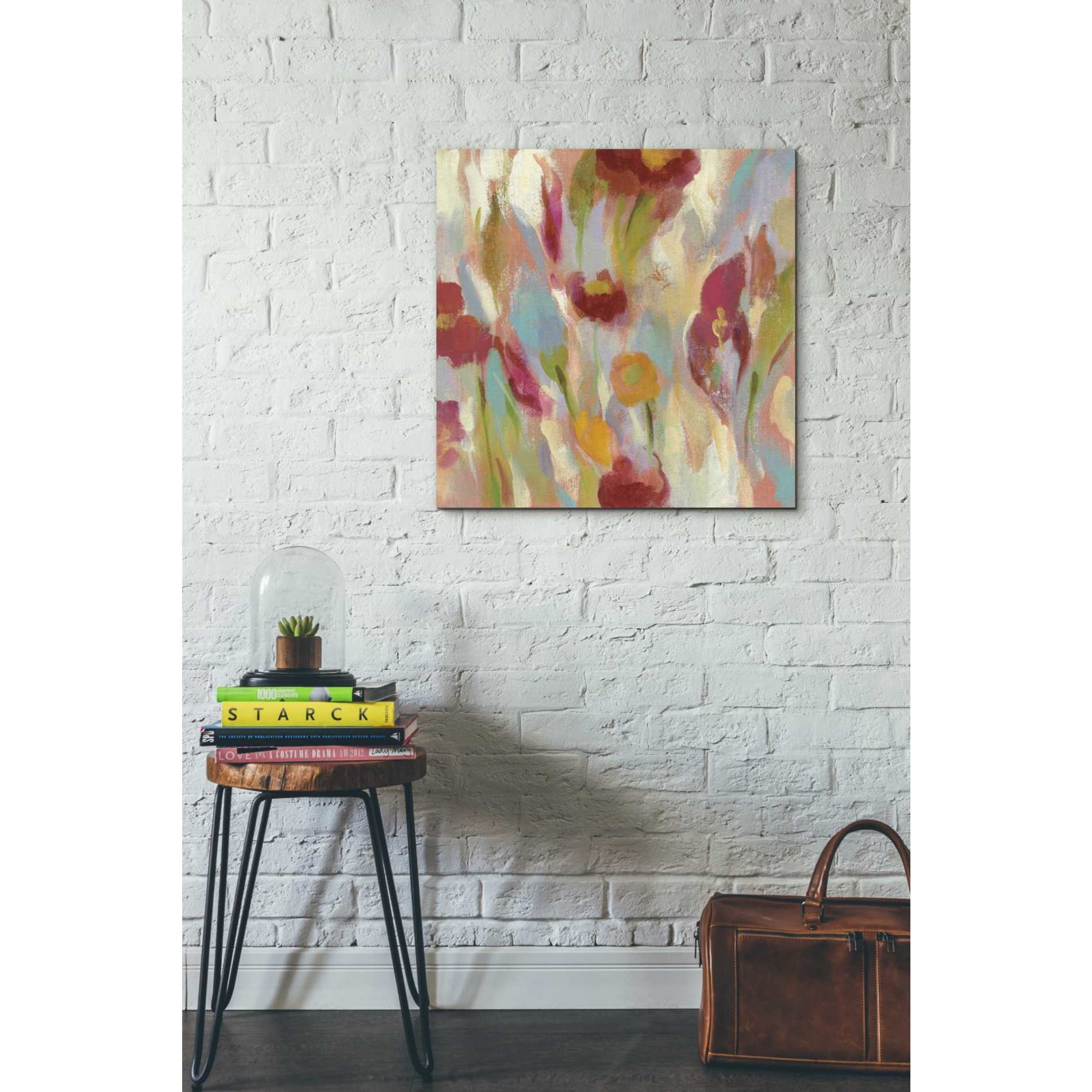 'Breezy Floral III' by Silvia Vassileva, Canvas Wall Art,26 x 26