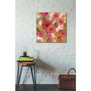 'Glorious Pink Floral II' by Silvia Vassileva, Canvas Wall Art,26 x 26