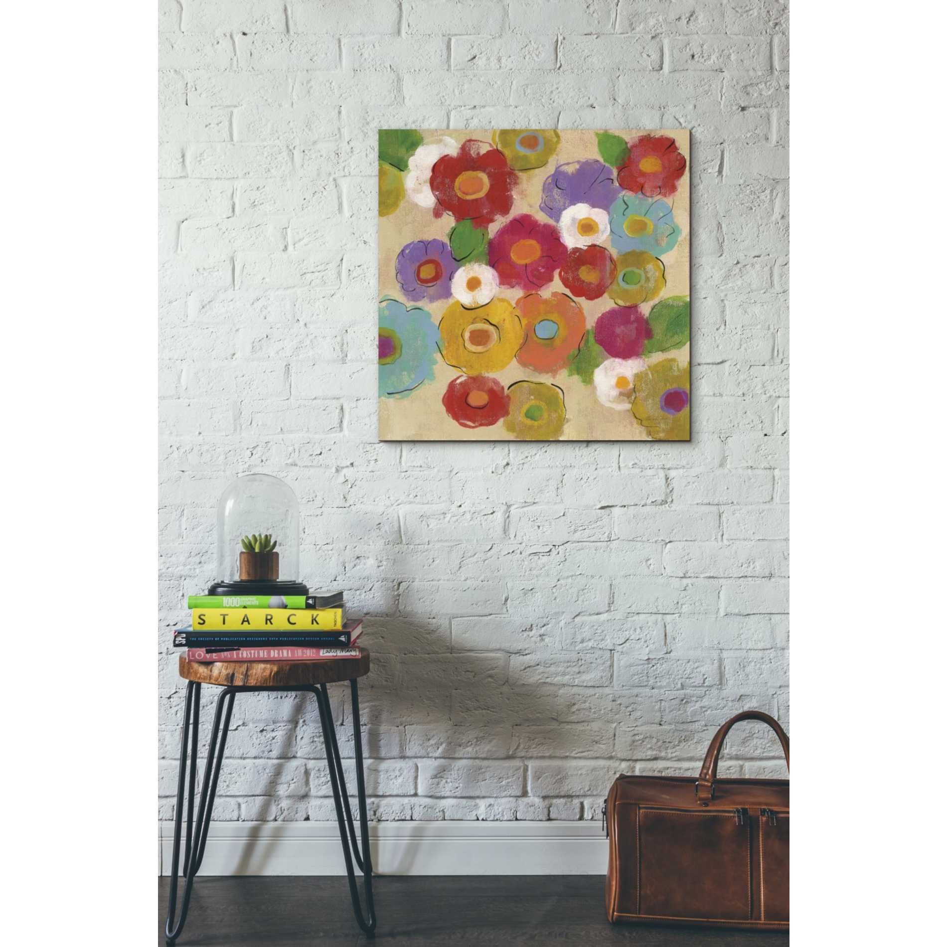 'Bohemian Bouquet II' by Silvia Vassileva, Canvas Wall Art,26 x 26