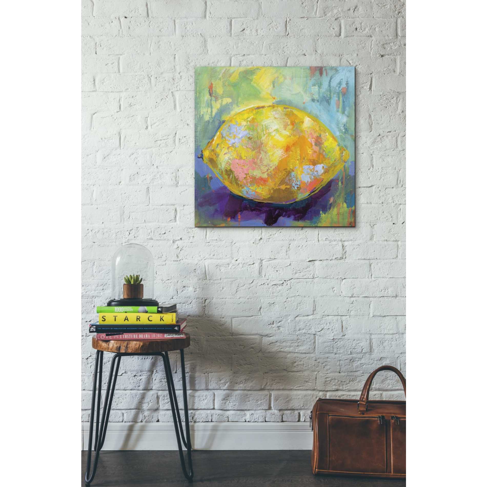 "Lemon" by Jeanette Vertentes, Giclee Canvas Wall Art