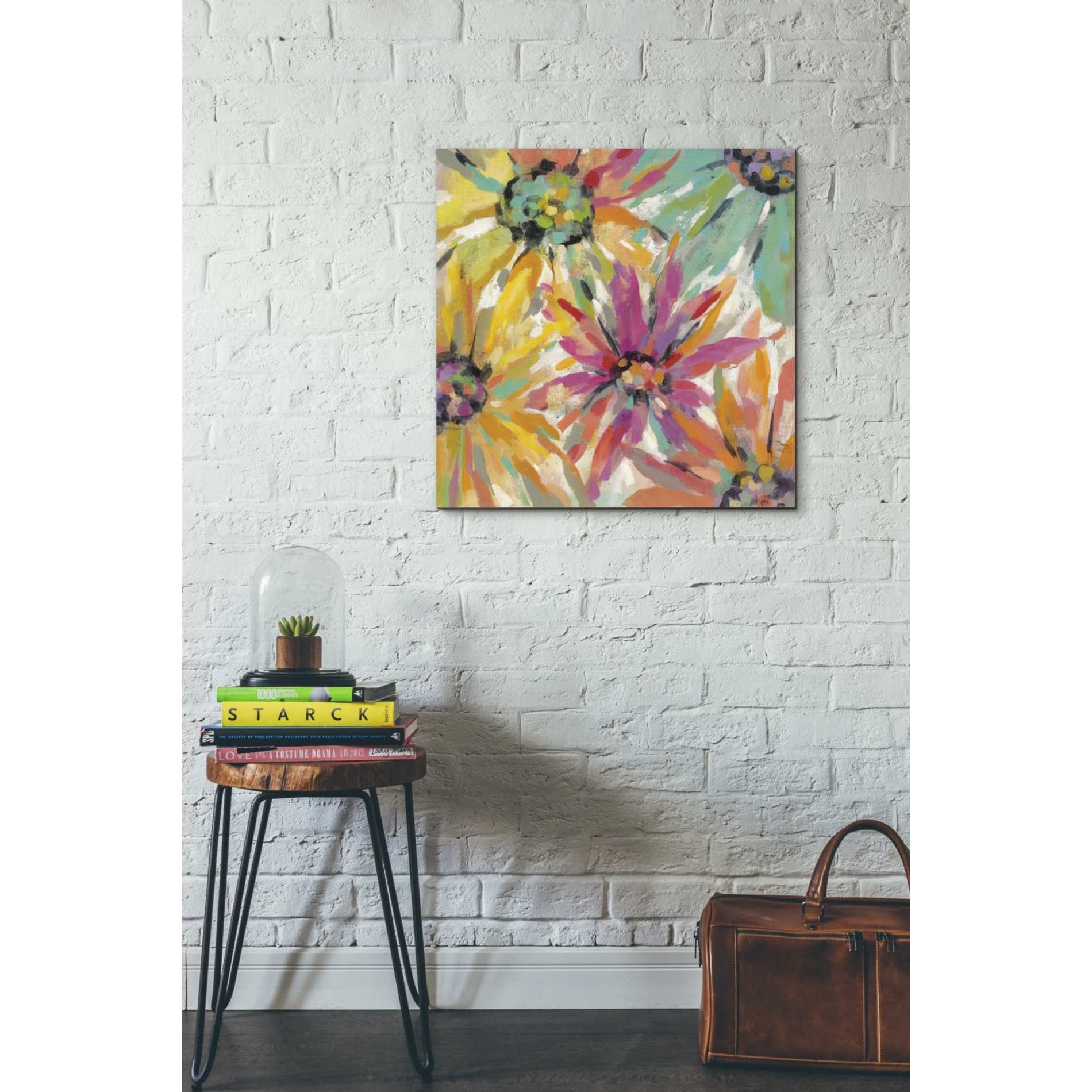 'Abstracted Petals II' by Silvia Vassileva, Canvas Wall Art,26 x 26