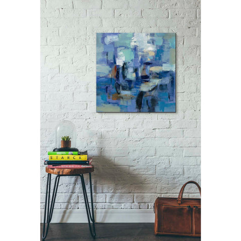 Image of 'Ultramarine Wave II' by Silvia Vassileva, Canvas Wall Art,26 x 26