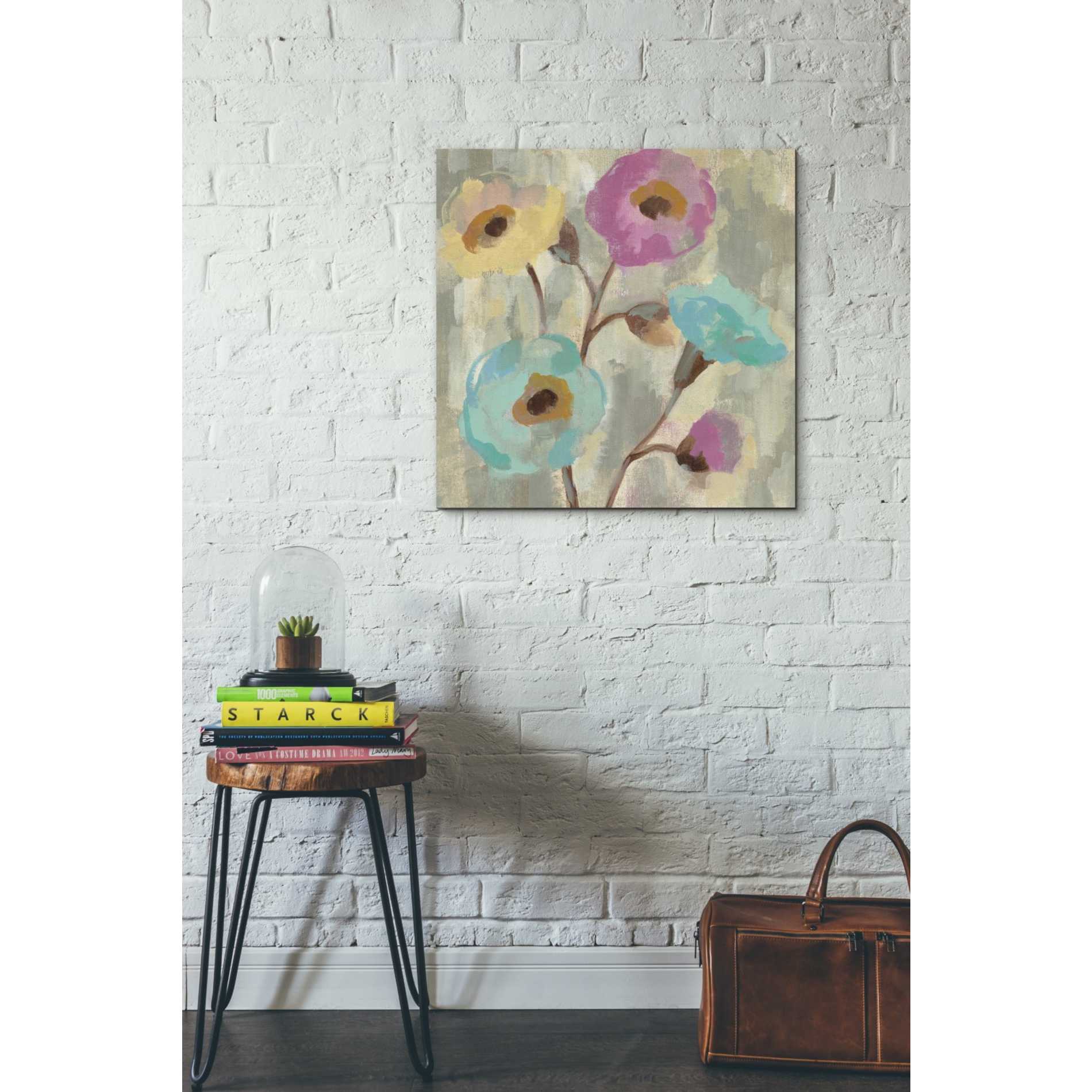 'Fog and Flowers II' by Silvia Vassileva, Canvas Wall Art,26 x 26