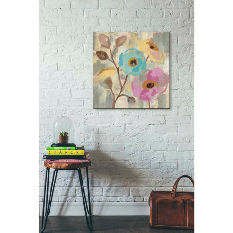 Image of 'Fog and Flowers III' by Silvia Vassileva, Canvas Wall Art,26 x 26