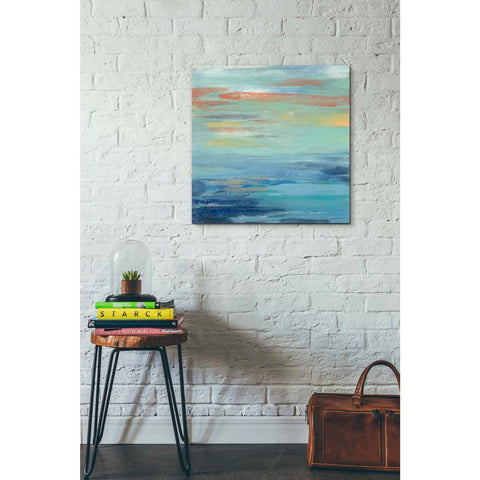 Image of 'Sunset Beach I' by Silvia Vassileva, Canvas Wall Art,26 x 26