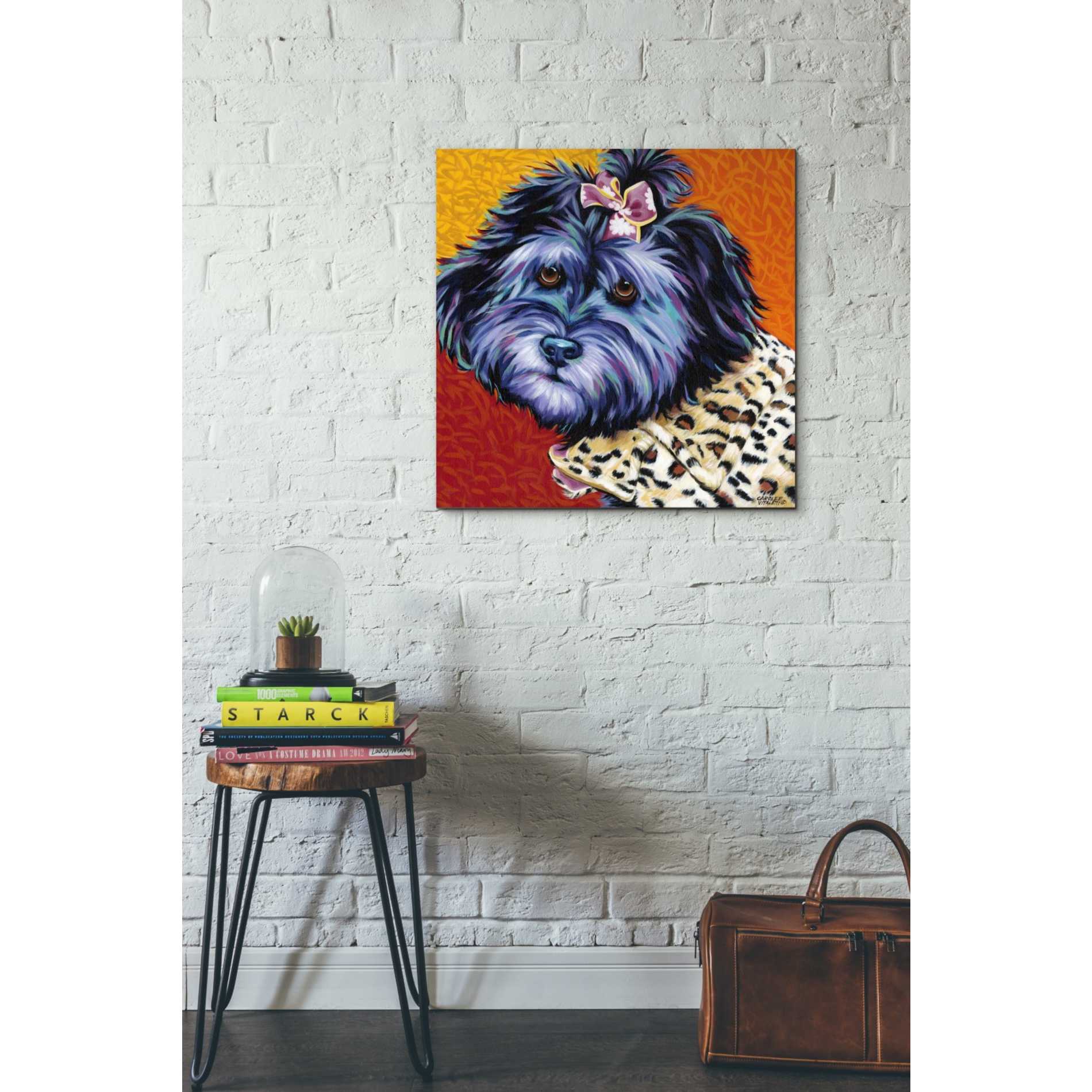 'Cute Pups III' by Carolee Vitaletti, Giclee Canvas Wall Art