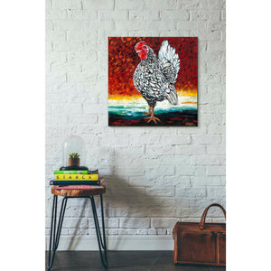 'Fancy Chicken II' by Carolee Vitaletti, Giclee Canvas Wall Art