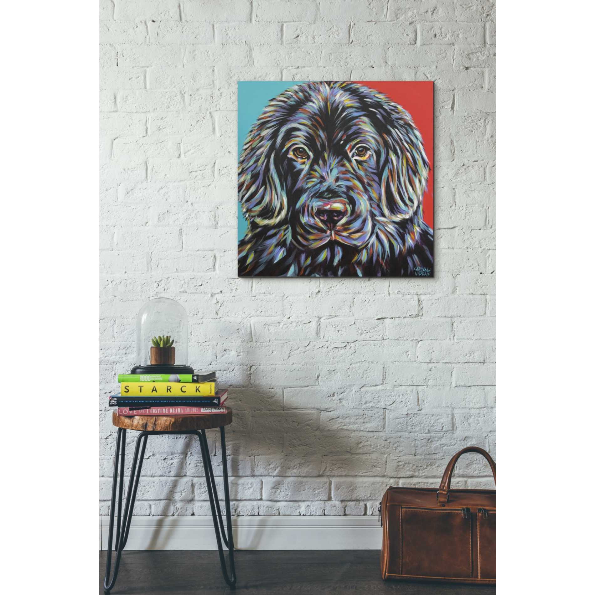 'Canine Buddy I' by Carolee Vitaletti, Giclee Canvas Wall Art