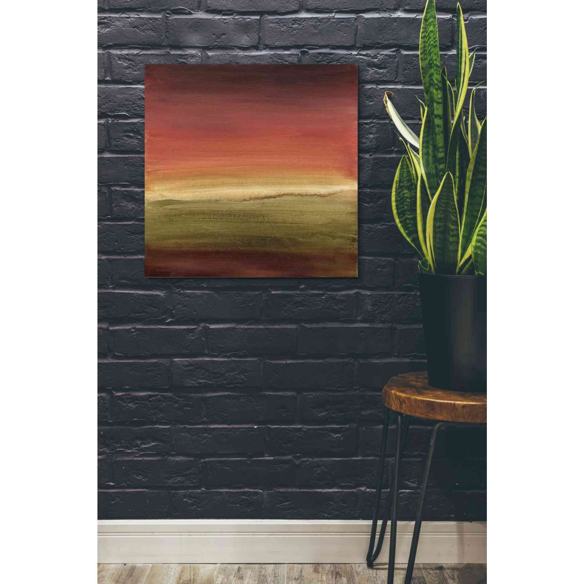 'Abstract Horizon I' by Ethan Harper, Canvas Wall Art,26 x 26