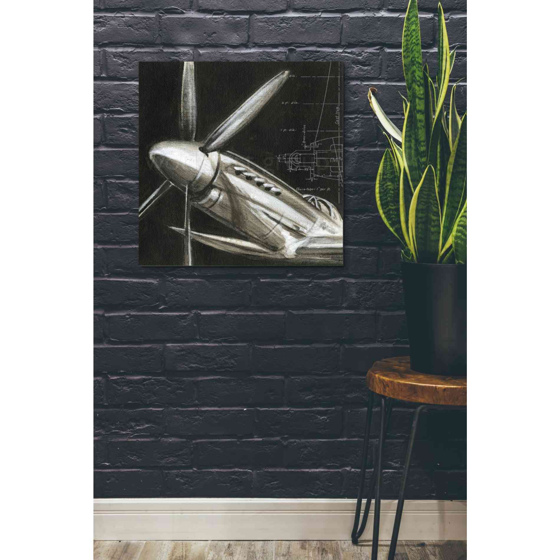 'Aerial Navigation II' by Ethan Harper, Canvas Wall Art,26 x 26