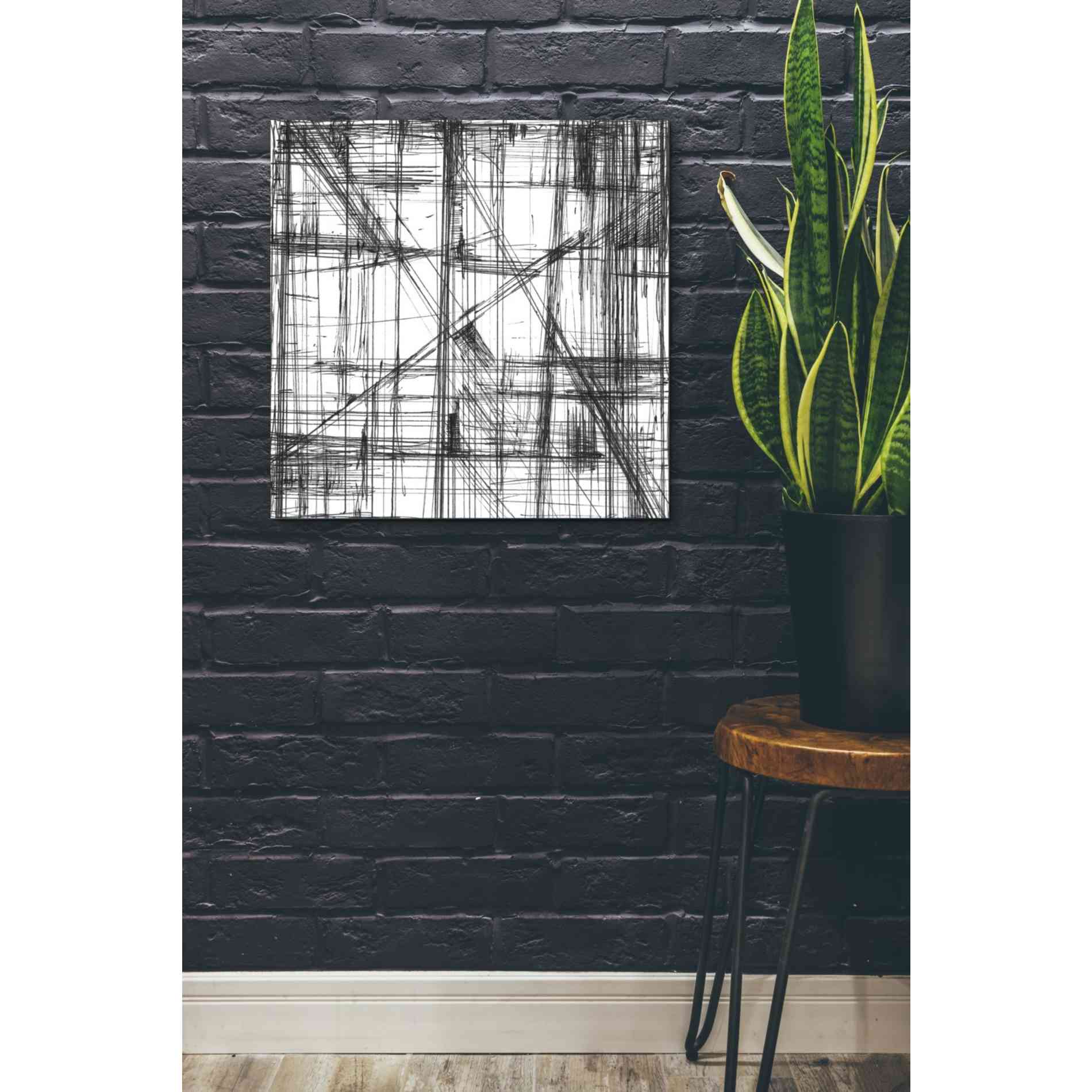 'Intersect II' by Ethan Harper, Canvas Wall Art,,26 x 26