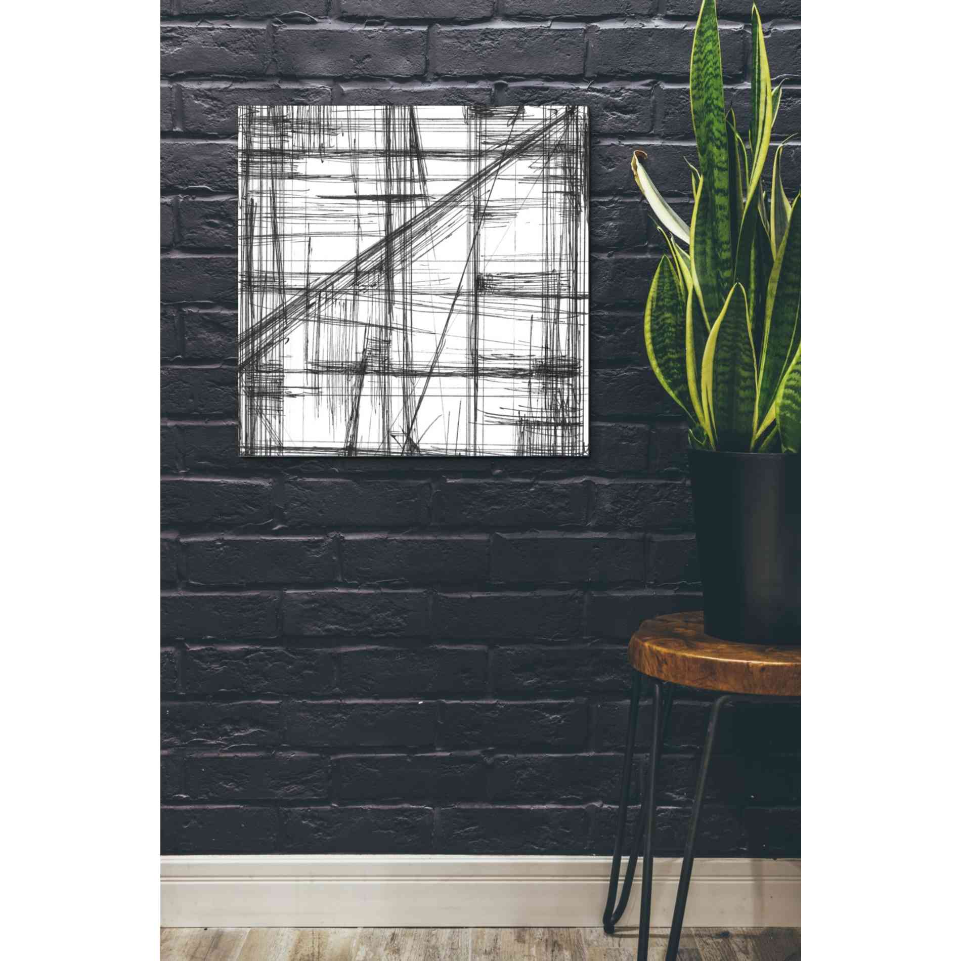 'Intersect I' by Ethan Harper, Canvas Wall Art,26 x 26