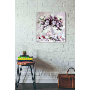 'Lilacs' by Alexander Gunin, Canvas Wall Art,26 x 26