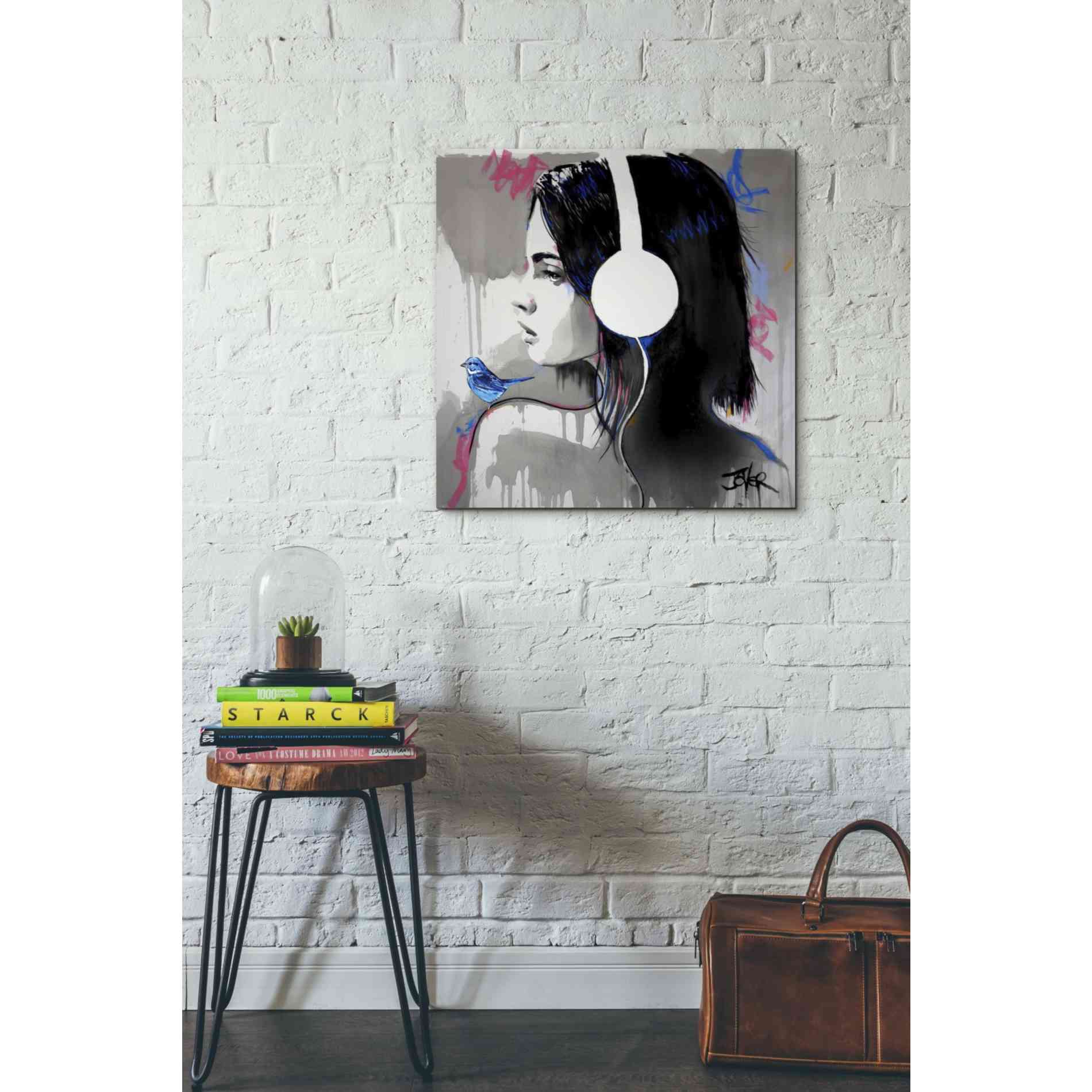 'Life is Music' by Loui Jover, Canvas Wall Art,26 x 26