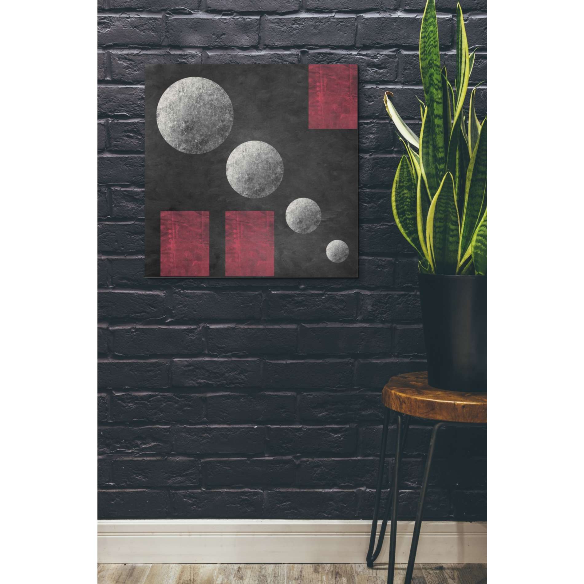 'Geometry MISTERY MOON 17' by Irena Orlov, Canvas Wall Art,26 x 26