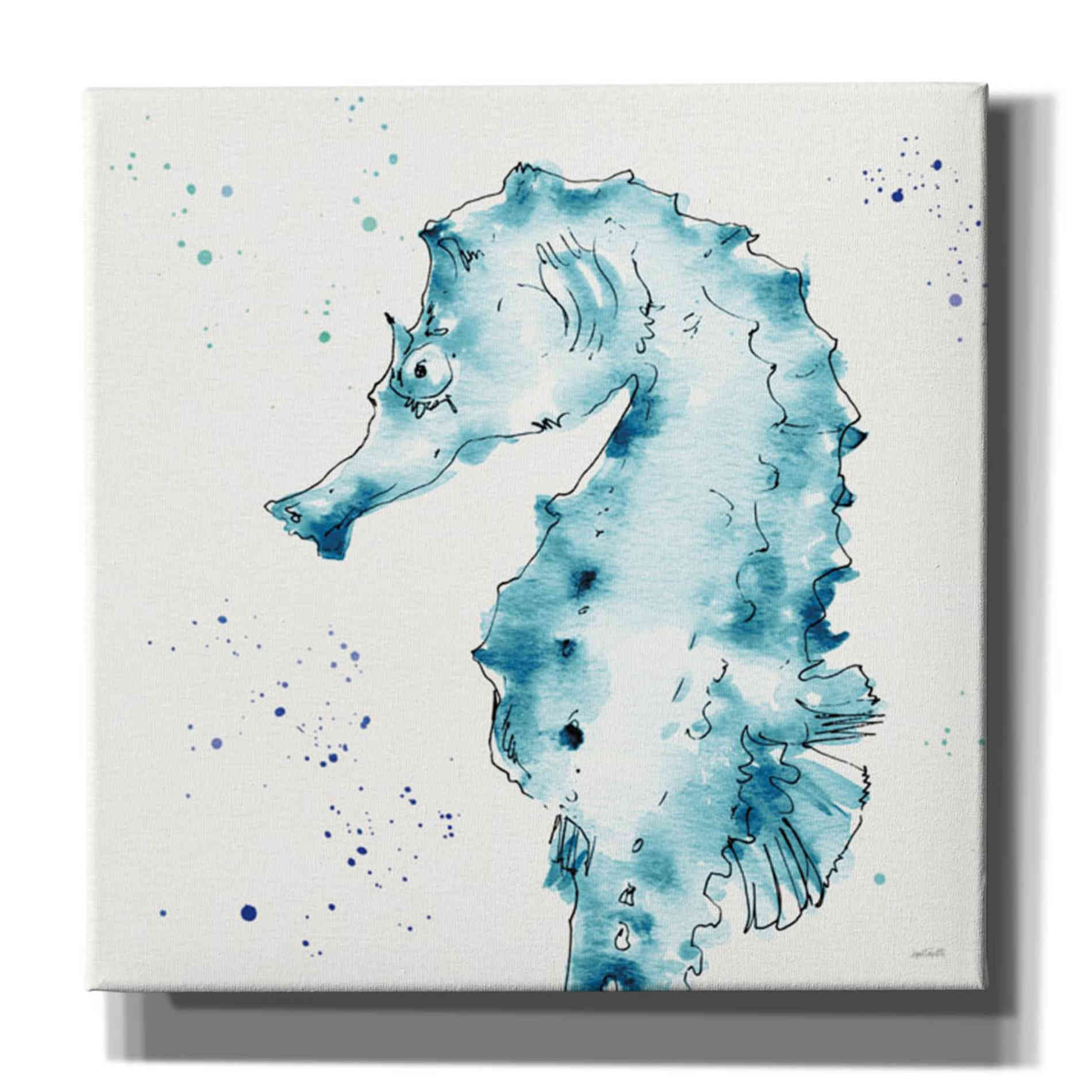 'Deep Sea XI' by Anne Tavoletti, Canvas Wall Art,26 x 26