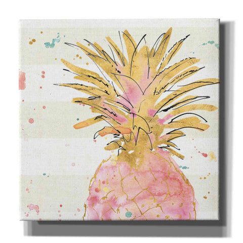 Image of 'Flamingo Fever V' by Anne Tavoletti, Canvas Wall Art,26 x 26