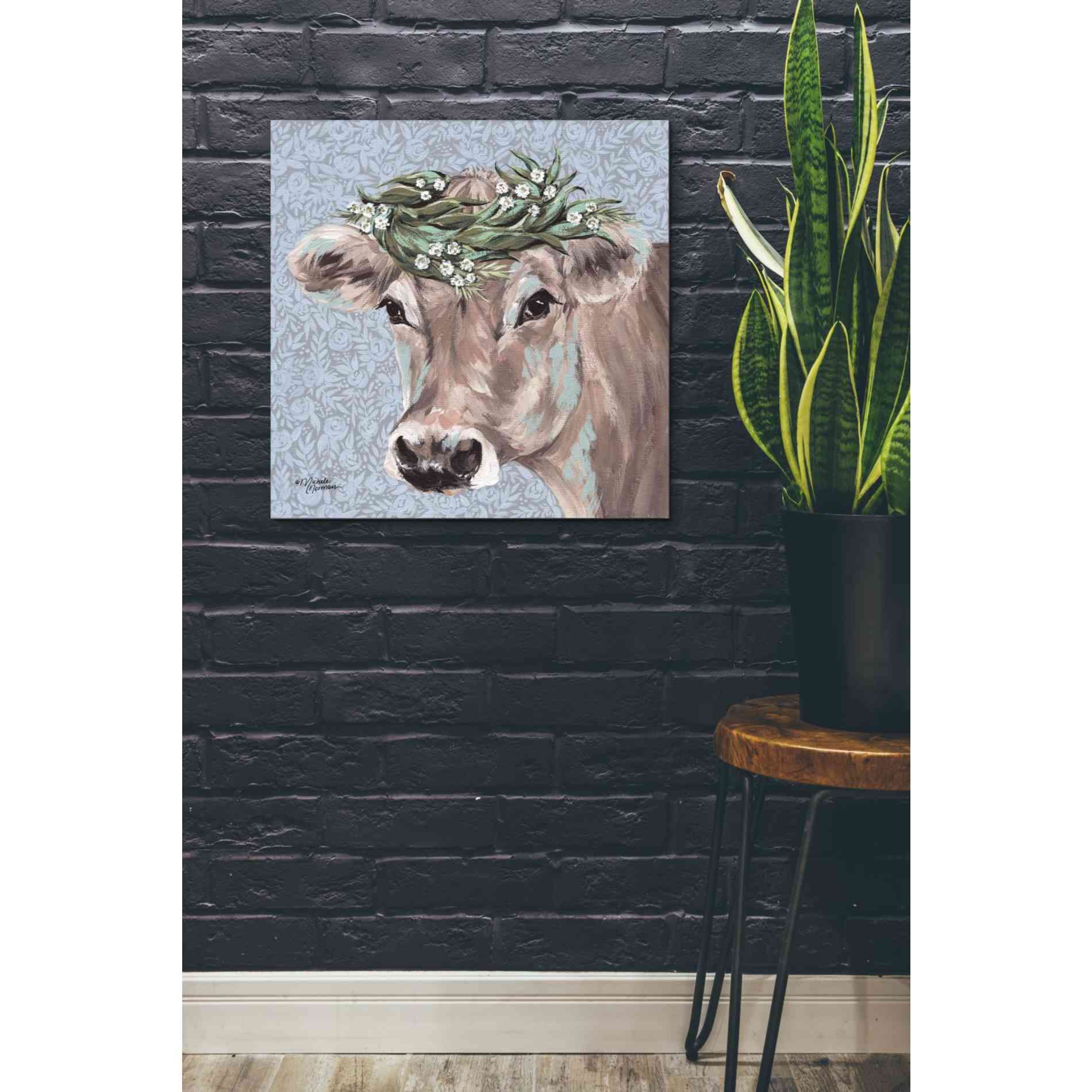 'Josephine' by Michele Norman, Canvas Wall Art,26 x 26