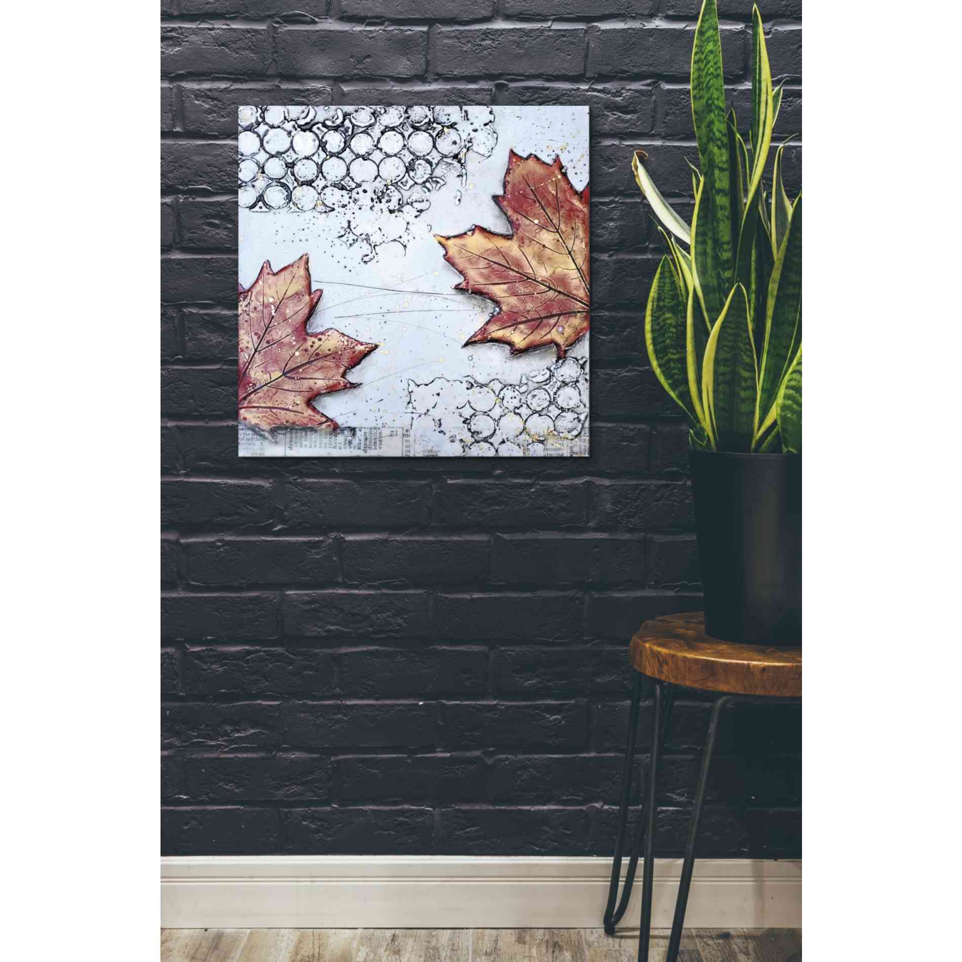 'Channeling Fall 3' by Britt Hallowell, Canvas Wall Art,26 x 26