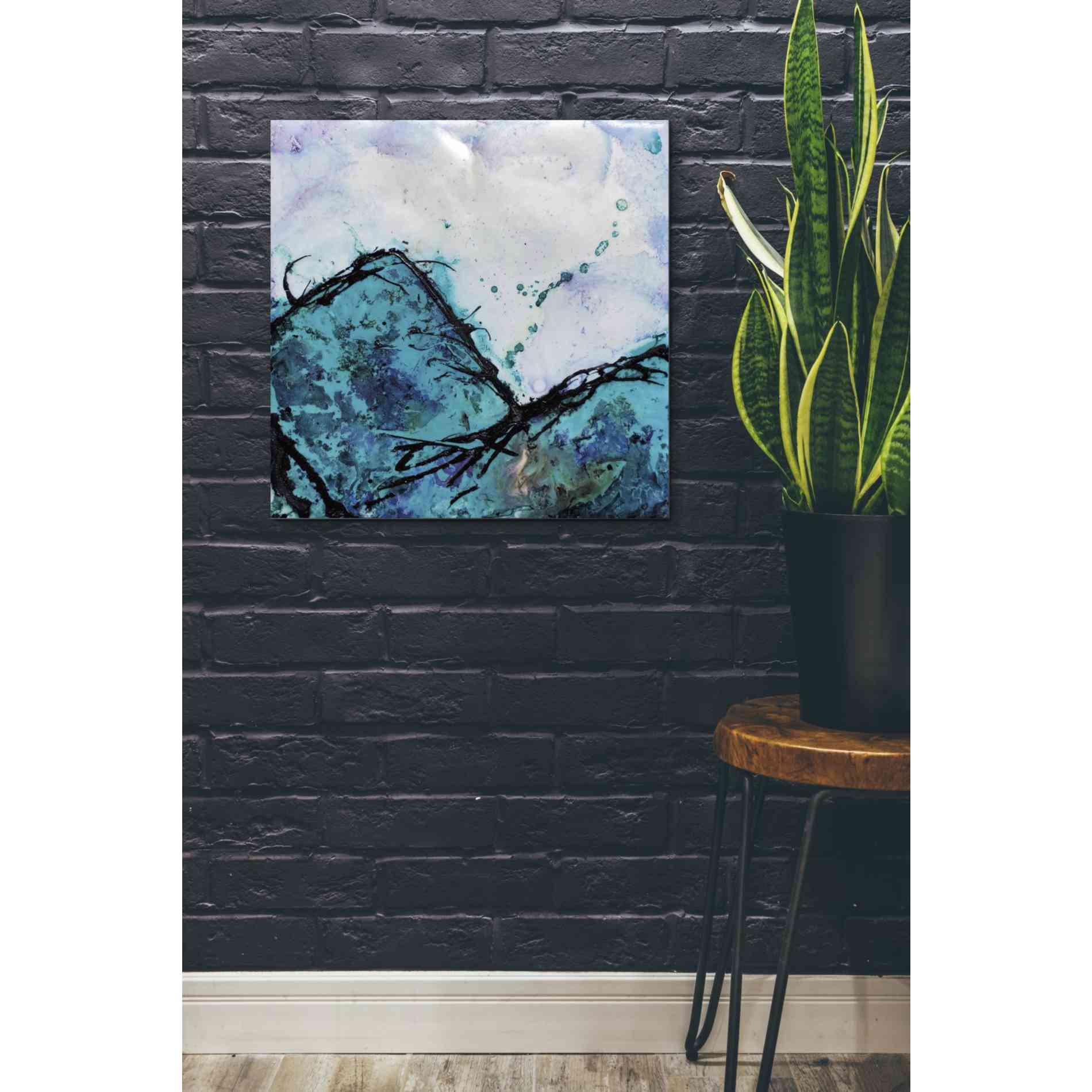 'In Mountains or Valleys 2' by Britt Hallowell, Canvas Wall Art,26 x 26