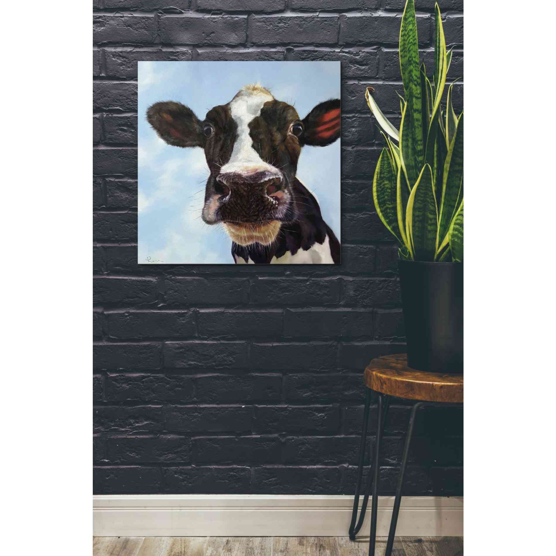 'Louise' by Lucia Heffernan, Canvas Wall Art,26 x 26