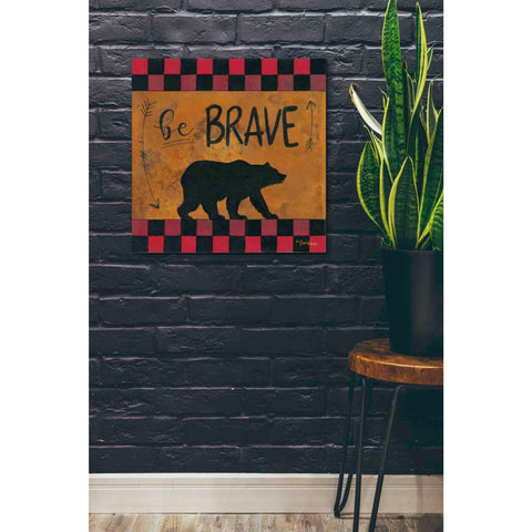 Image of 'Be Brave' by Britt Hallowell, Canvas Wall Art,26 x 26