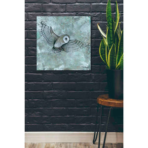 'Simplicity Owl' by Britt Hallowell, Canvas Wall Art,26 x 26