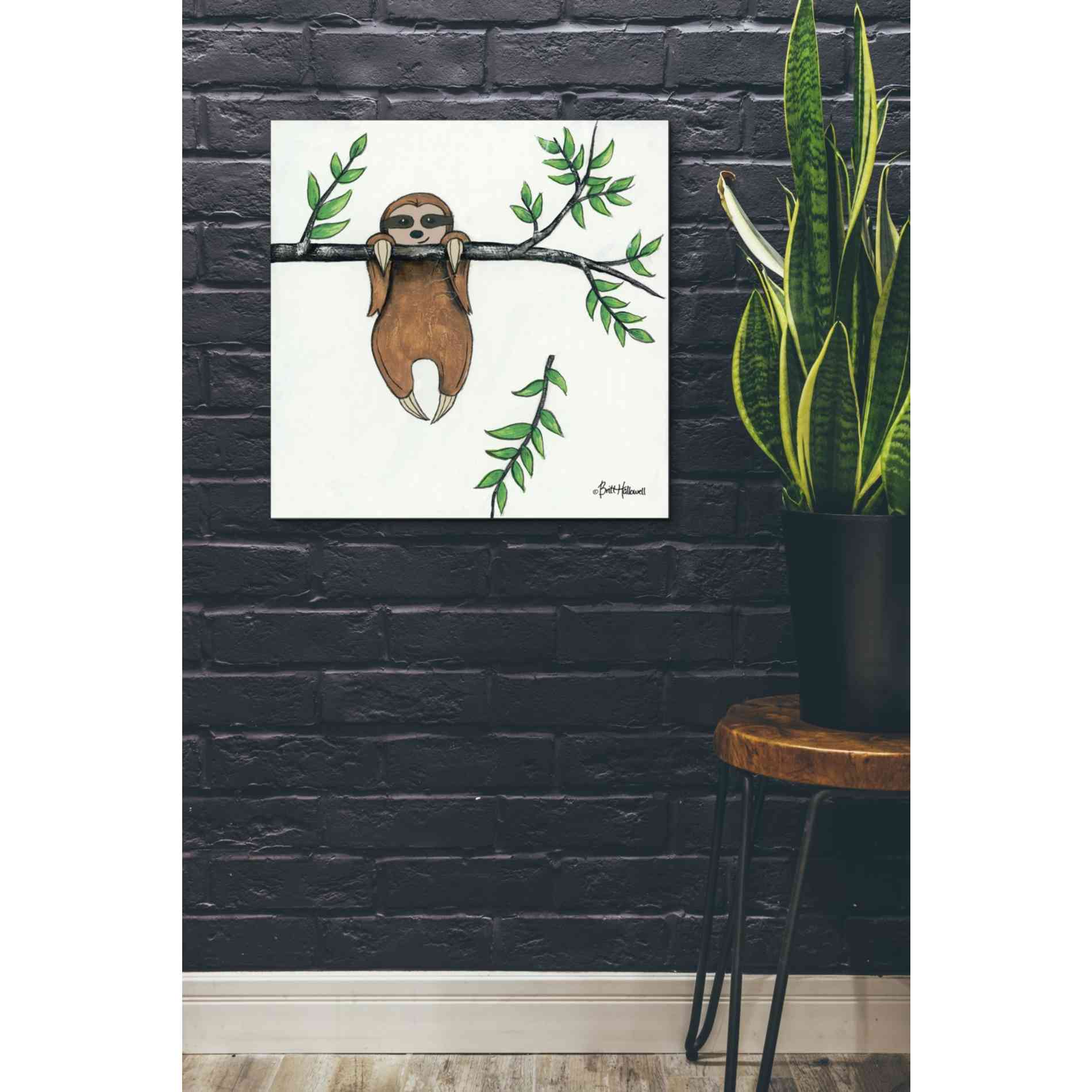 'Slo-Mo Fun II' by Britt Hallowell, Canvas Wall Art,26 x 26