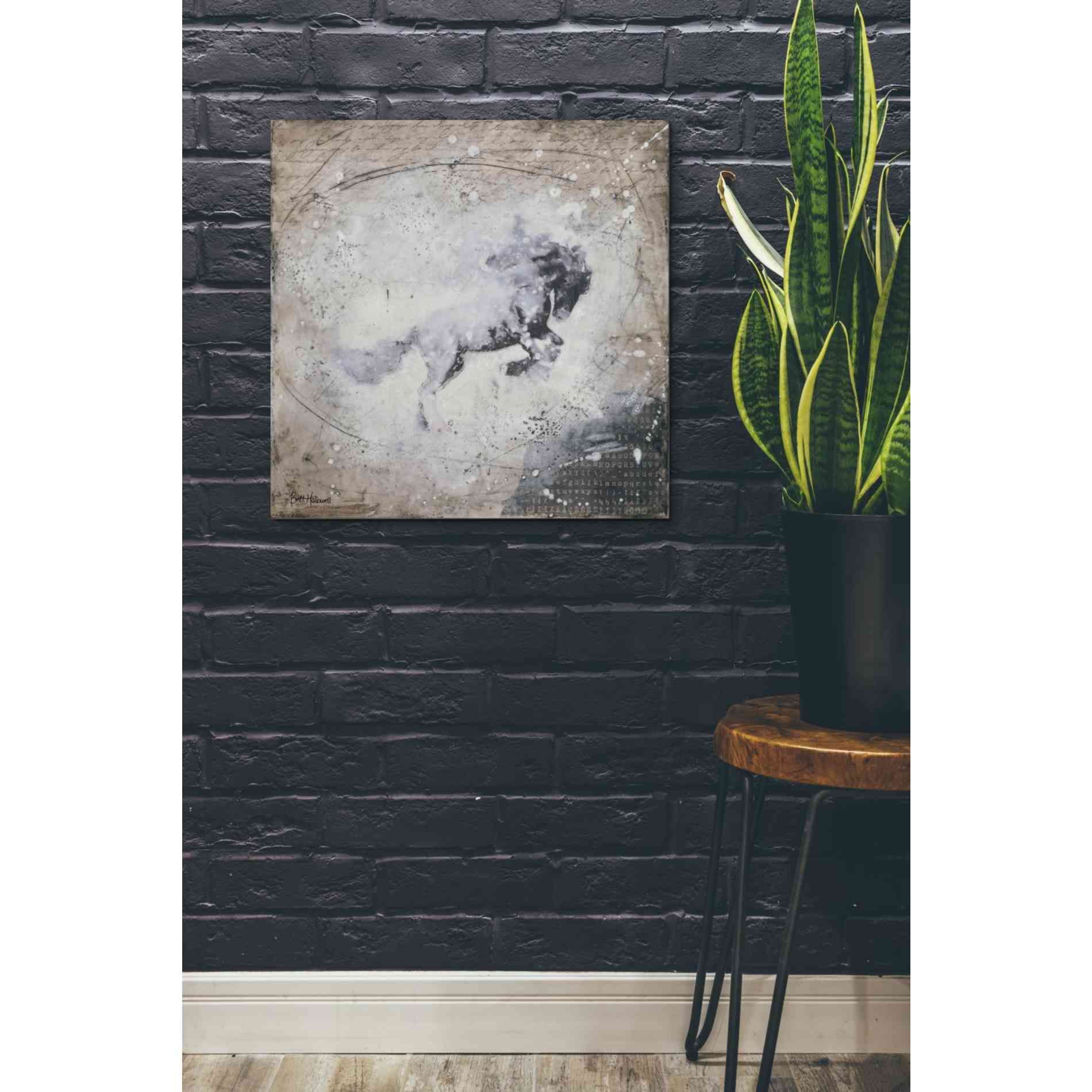 'Wild Spirit' by Britt Hallowell, Canvas Wall Art,26 x 26